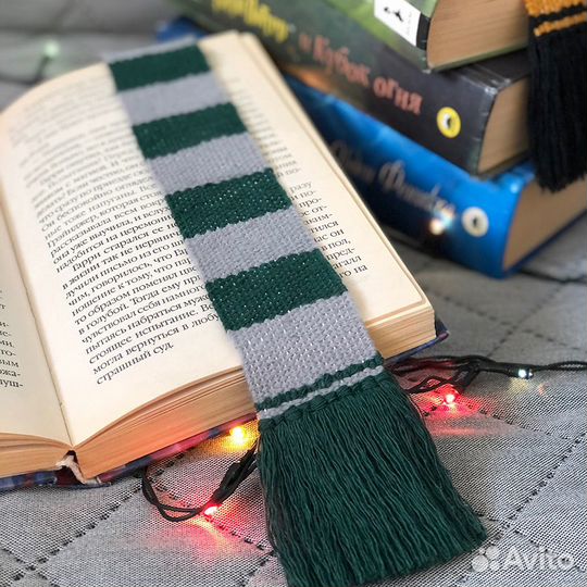 Закладка Гарри Поттер Хогвартс Гриффиндор Шарф