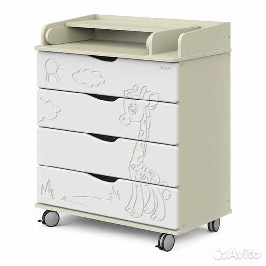 Комод Pituso Жирафик (Орион 804 пвх) новый