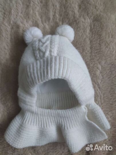 Шапка шлем для новорожденных