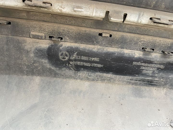 Задний бампер mercedes benz w213