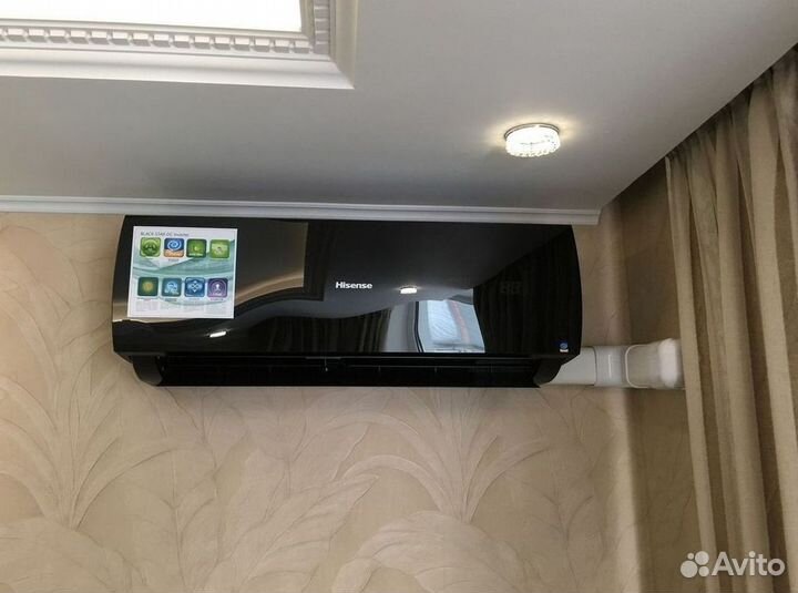 Сплит система с установкой