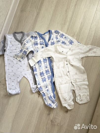 Детские вещи пакетом 68 р(комплект в кол. шапочки)