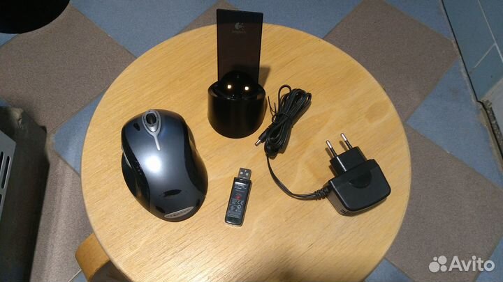 Беспроводная клавиатура и мышь logitech mx5000 + п