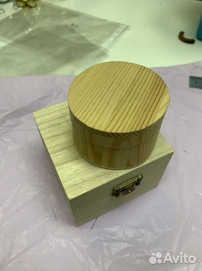 Шкатулка коробочка для колец, заготовка деревянная