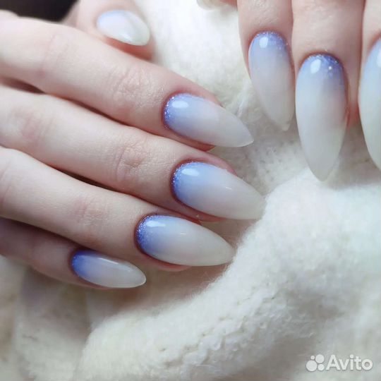Маникюр, наращивание ногтей, дип-система, пудра