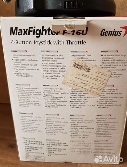 Джойстик Genius MaxFighter F-16U