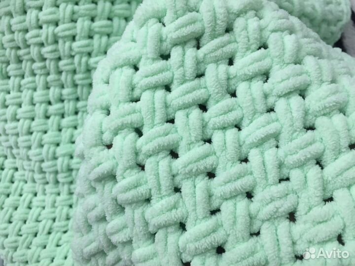 Плед из alize puffy