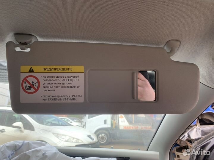 Правый солнцезащитный козырек Volkswagen Polo 5