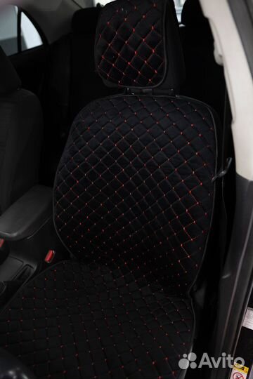 Накидки на сиденья из велюра