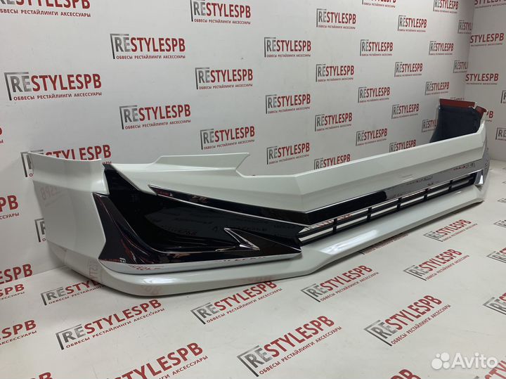 Губа на бампер Toyota Land Cruiser Prado 150 nxspg