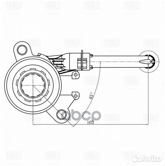 Муфта выкл. сцеп. для а/м Nissan Qashqai (06)