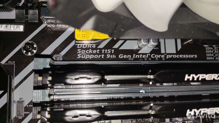 Материнская плата с процессором i9 9900k 32Gb ram