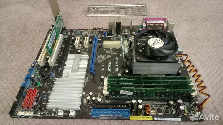 Продается материнская плата и блок питания