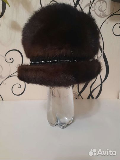 Шапка норковая женская
