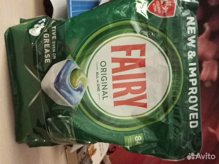 Таблетки для посудомоечных машин fairy