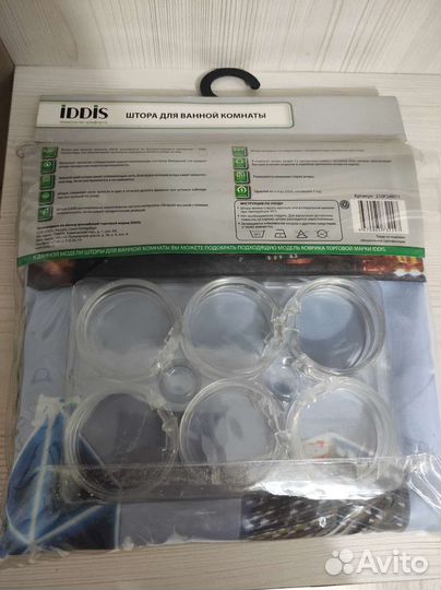 Штора для ванной комнаты