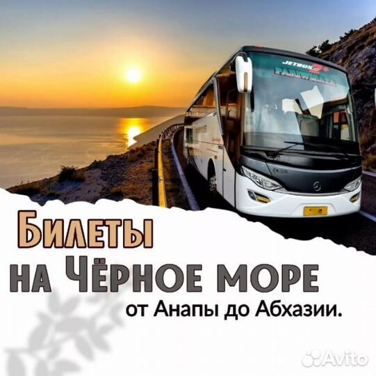 Автобусом на Черное море лето 2024г