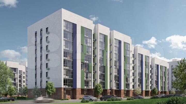 2-к. квартира, 51,1 м², 4/8 эт.