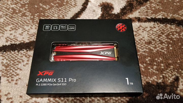 SSD диск adata M.2 XPG gammix S11 Pro 1Тб