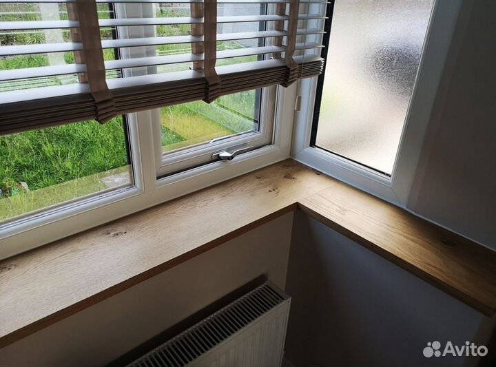 Подоконник из натурального дерева