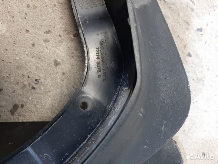 Брызговики renault fluence, оригинал, передние