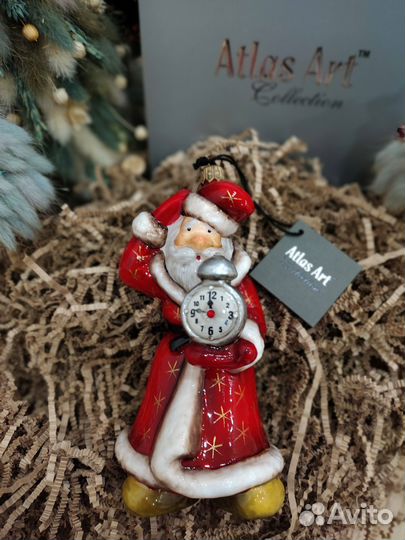 Елочная игрушка Atlas art девочка с мандаринами