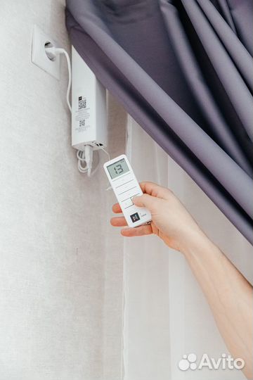 Электрокарниз и карниз (шторы и тюль)