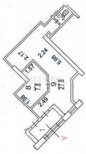 Офисное помещение 39.4 кв.м от собственника