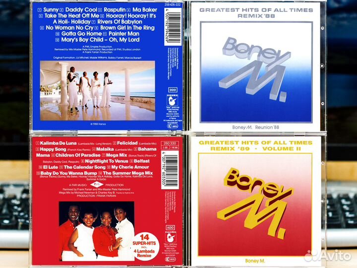 CD диски Boney M. - Greatest Hits Of All Times