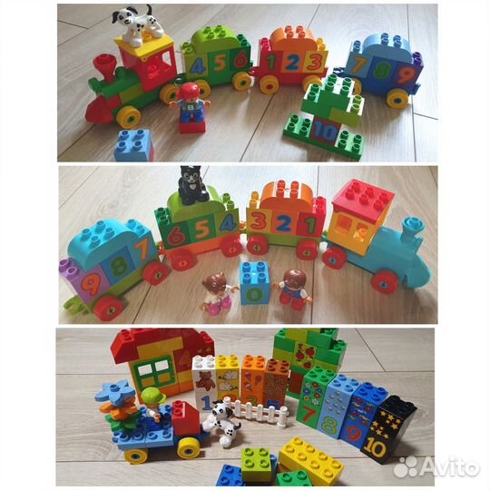 Lego duplo поезд играй и считай 10847, 10558