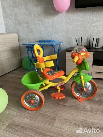 Детский велосипед с ручкой бу