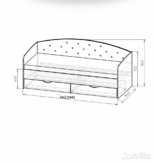 Детская кровать диван