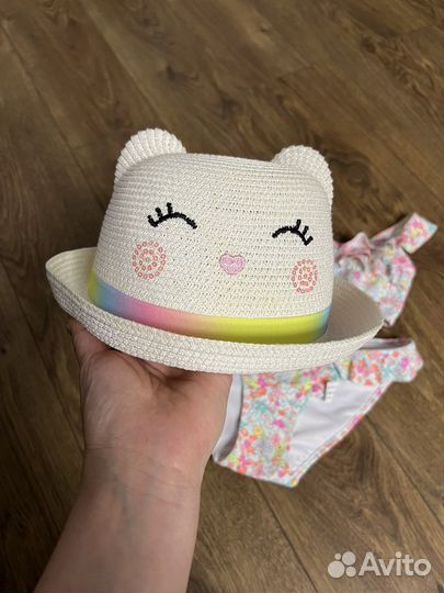 Купальник для девочки Zara и шляпка
