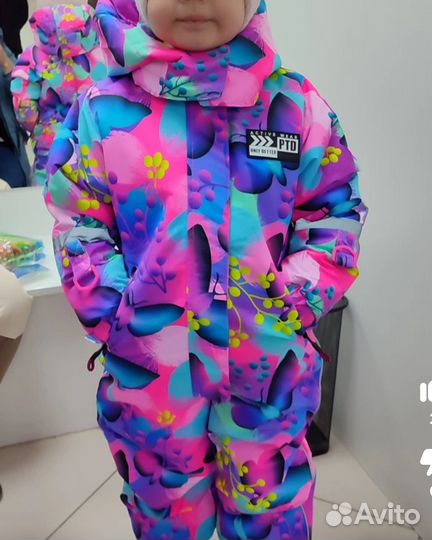 Комбинезон зимний на девочку