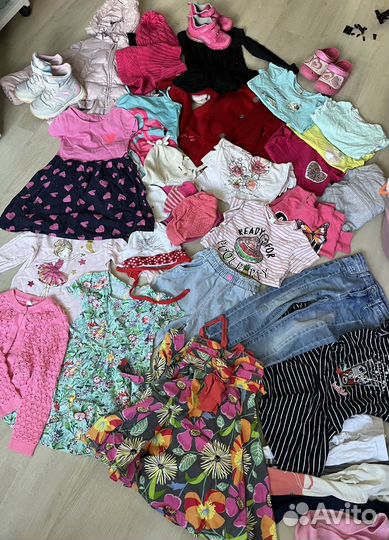 Пакет одежды на девочку 104 110