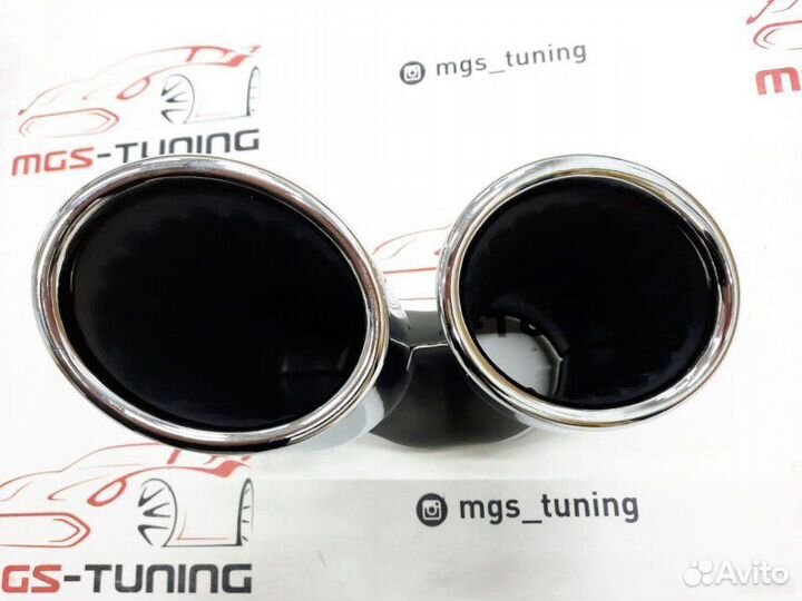 Насадки на Mercedes стиль CLA45 AMG C118 Chrome