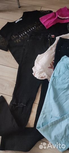 Одежда пакетом на девочку 9-10 лет