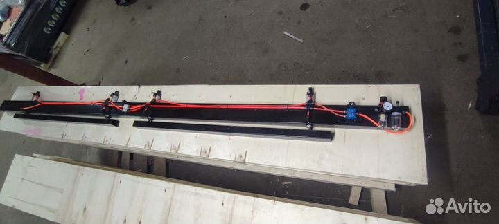 Двухсекционная пневмобалка на раскроечный станок