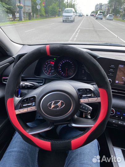 Оплетка на руль автомобиля премиум алькантара