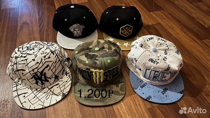 Кепки с ровным козырьком, кепка Monster