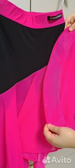 Тренировочная юбка для бальных танцев 122-128