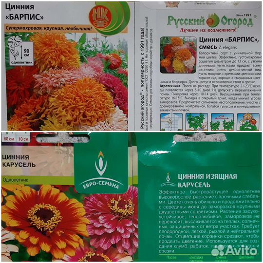 Семена цветов