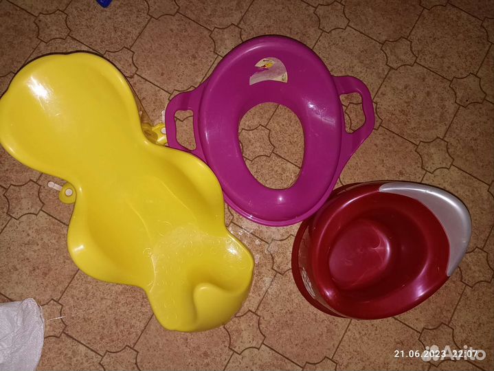 Сидушка на унитаз, горшок, горка для купания