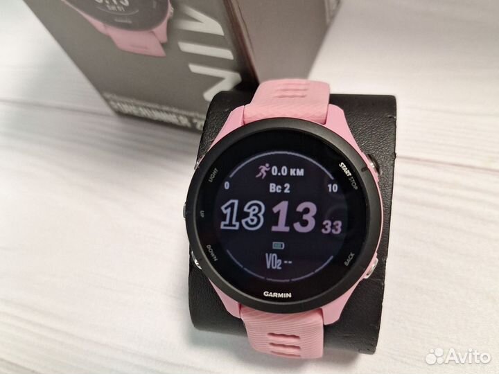 Часы Garmin Forerunner 255S Light Pink & pink band