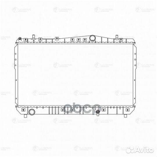 Радиатор chevrolet rezzo 1.6-2.0 A/T 00- LRc 05