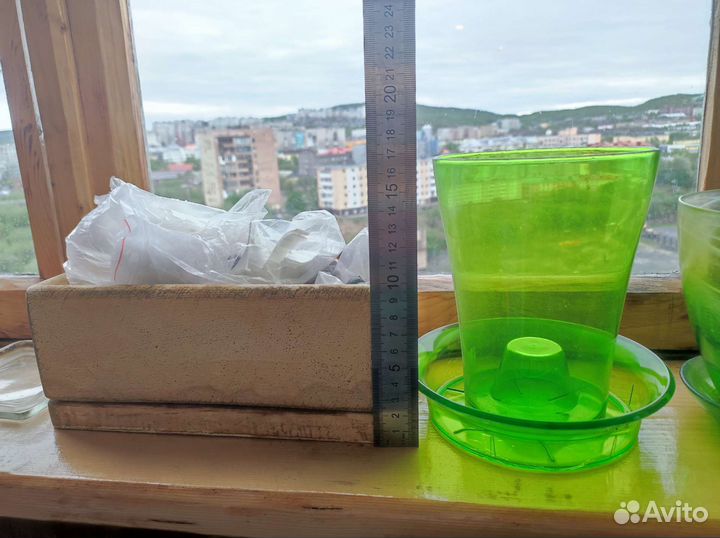 Керамические горшки для цветов бу