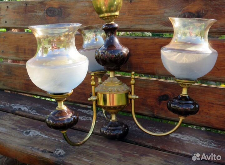 Люстра потолочная плафон СССР 1970е годы