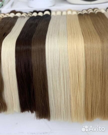 Волосы для наращивания Густые концы 50-70 см