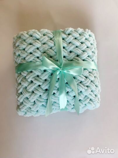 Детский новый плед, вязанный плед, плюшевый пледы