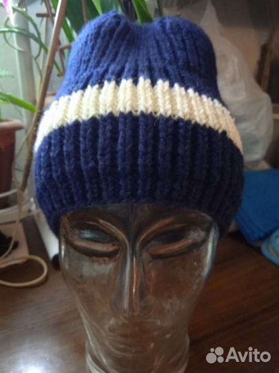 Шапка зимняя для девочки 54 56 новая